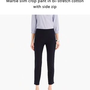 J Crew Margie pant size 4 black